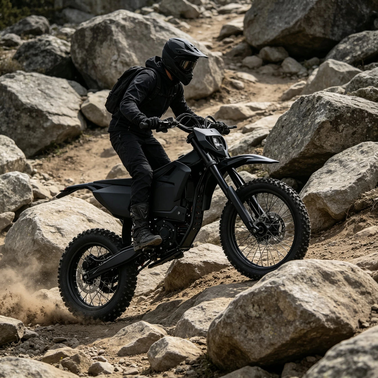 Durable Electric bikecycle with Mid-drive 1500-2500W Rated 4500W Max Motor 65KM/H Top Speed IPX6 Waterproof for Outdoor Riding
