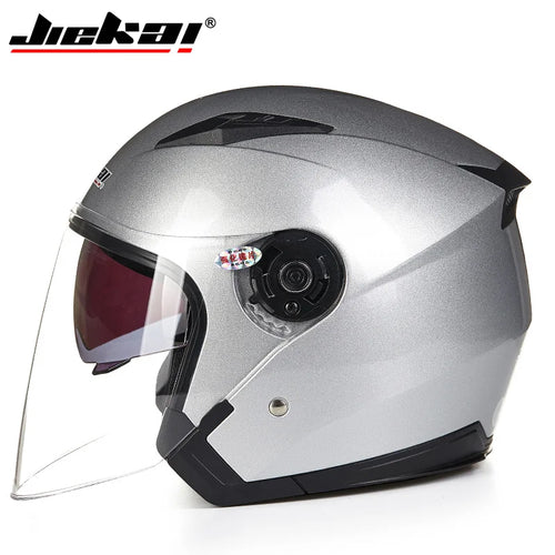 Casque Moto Demi-Jet Double Visière JIEKAI-512 - Homme & Femme